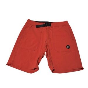 Howler Brothers Men's Outdoor Active‎ Performance Shorts Orange Size 32 x 8.5